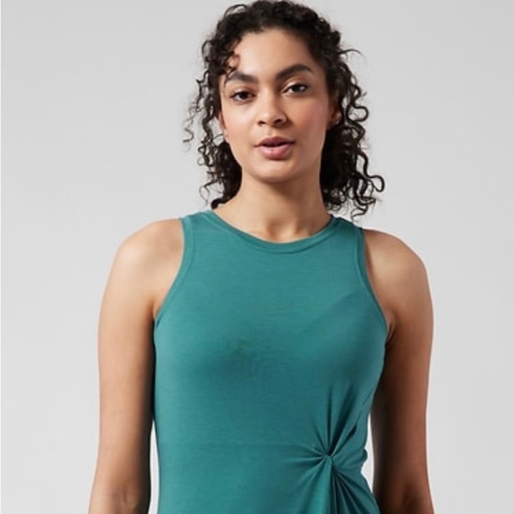 Athleta Radiate Tank Small Borealis Green